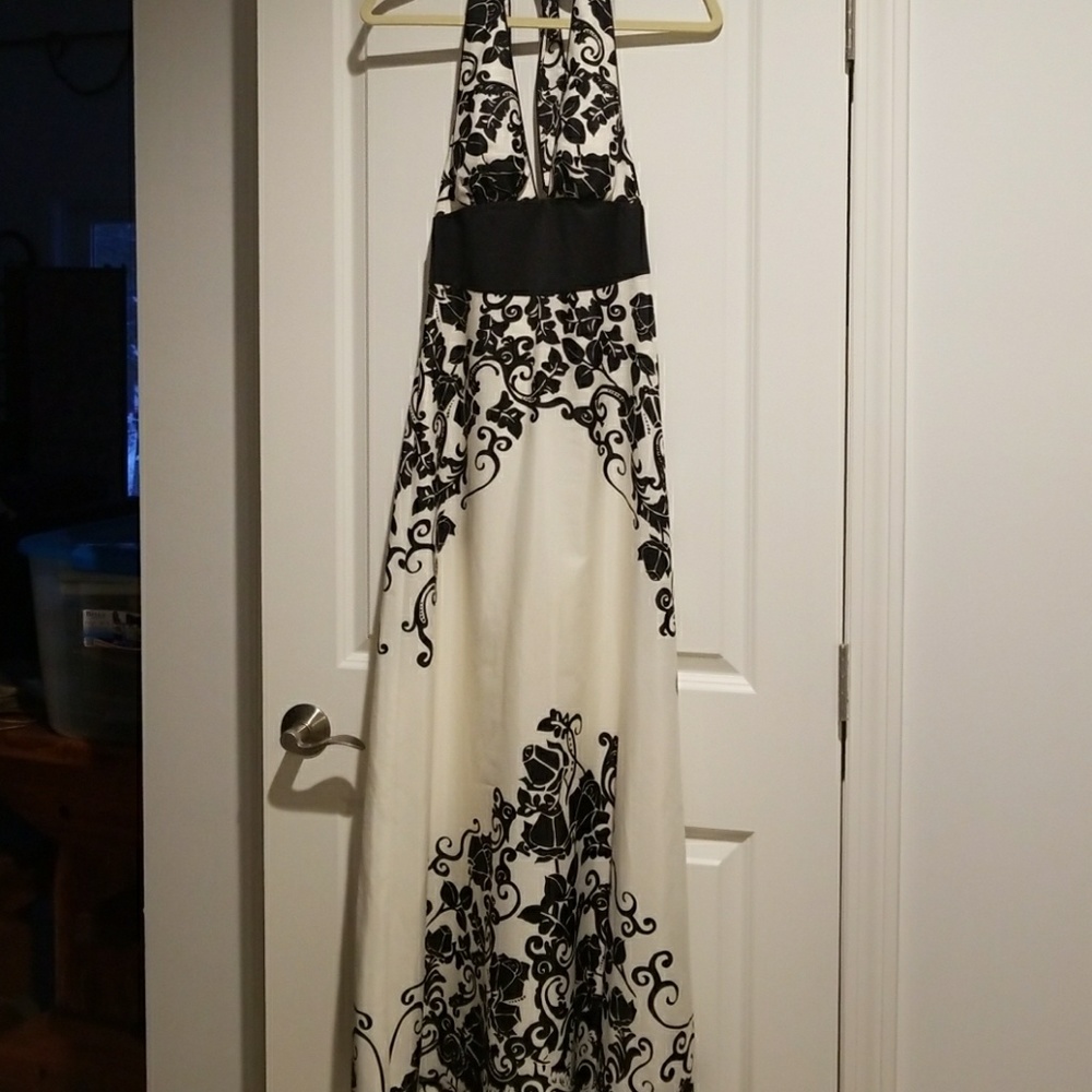 WHBM paisley gown